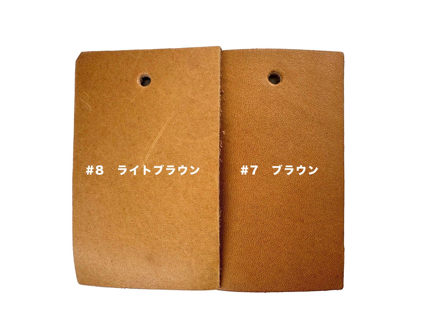 【現品限り】ノボセ #8 ライトブラウン ハンドアイロンワックスレザー