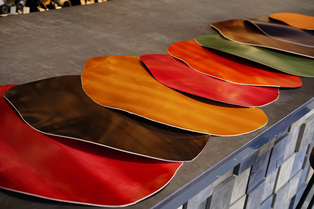 Uneven dyeing Oil Cordovan ARANCIO