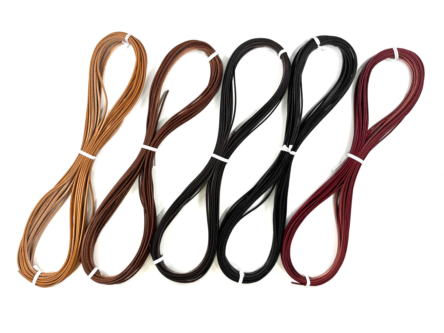 Genuine tanned leather tape 3mm 10M K103