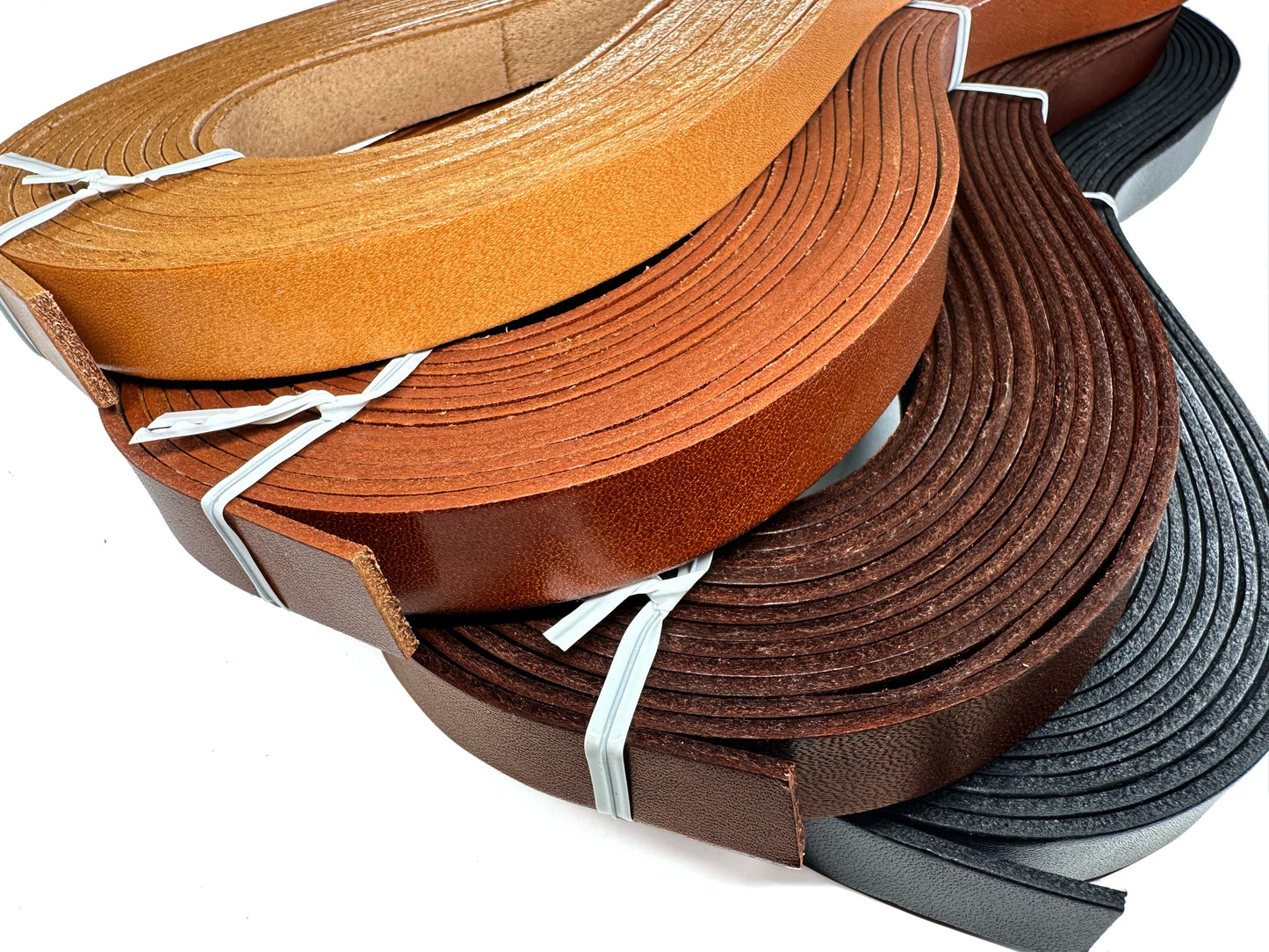 Genuine tanned leather tape 15mm 10M K115