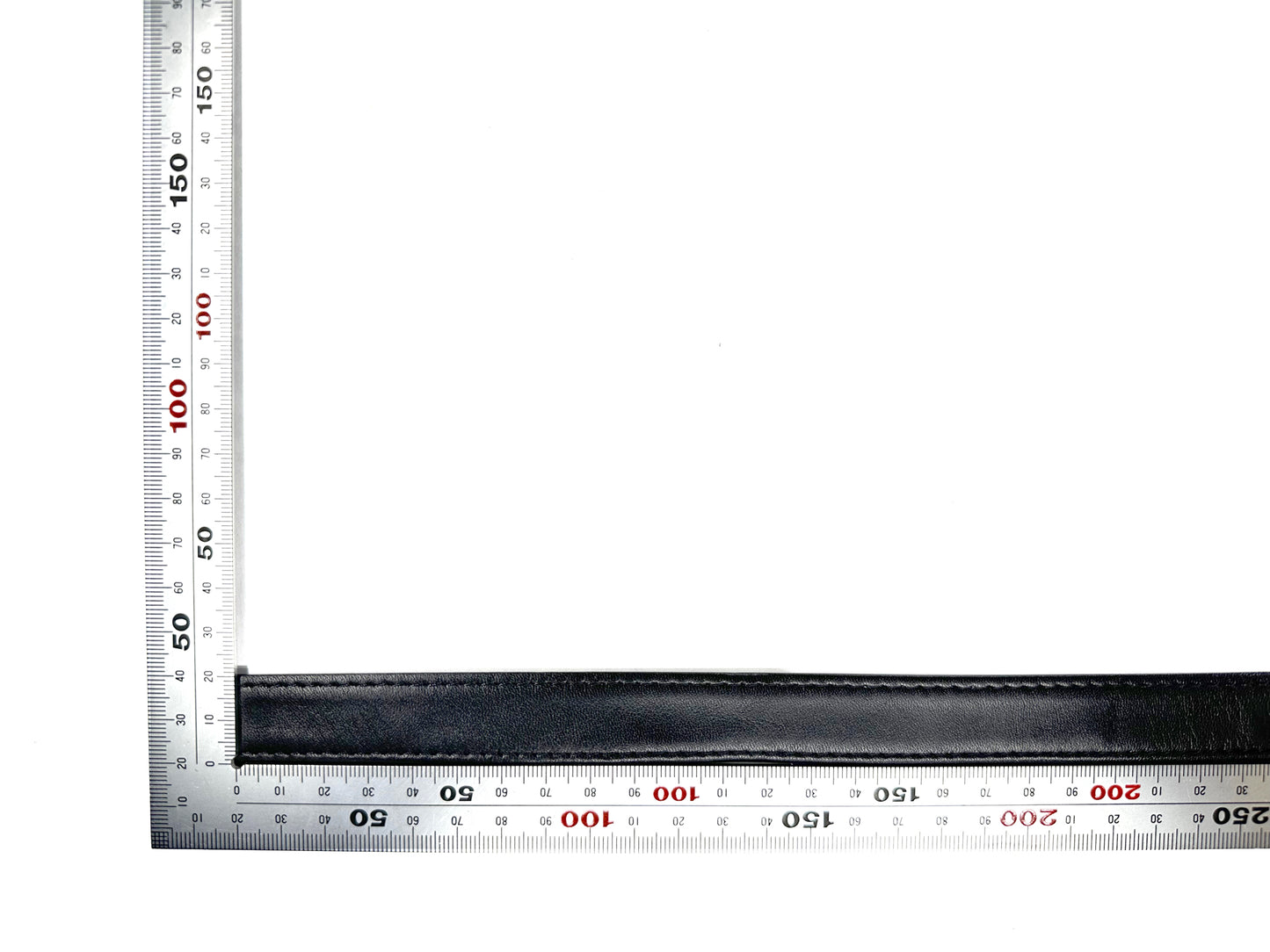 革両ヘリ合わせ二ツ折りテープ Wステッチ21mm 10M乱カセ K921