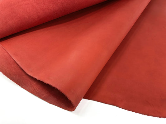 Novose #4 Red Hand Waxed Leather