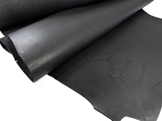 Novose #6 Black Hand Waxed Leather