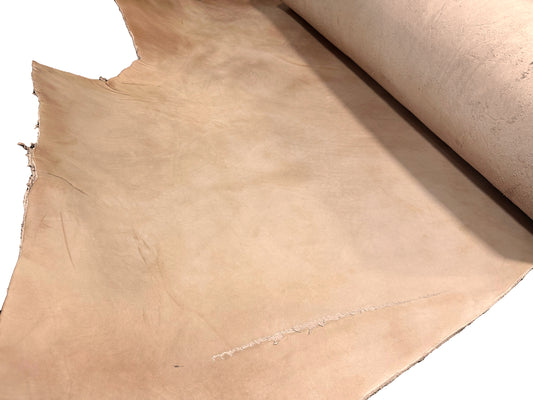 Shonan Leather Double Shoulder Thick Natural Tanned Leather #Natural