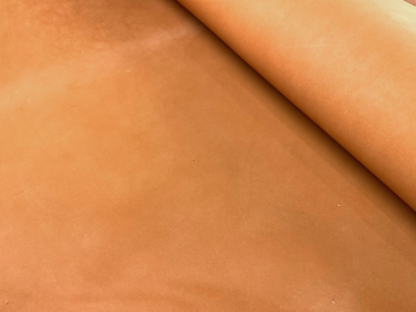 Earth leather #02 Orange Beige