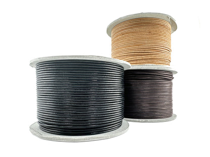 Domestic cowhide tanned round cord 2mmΦ Sold in 1M units