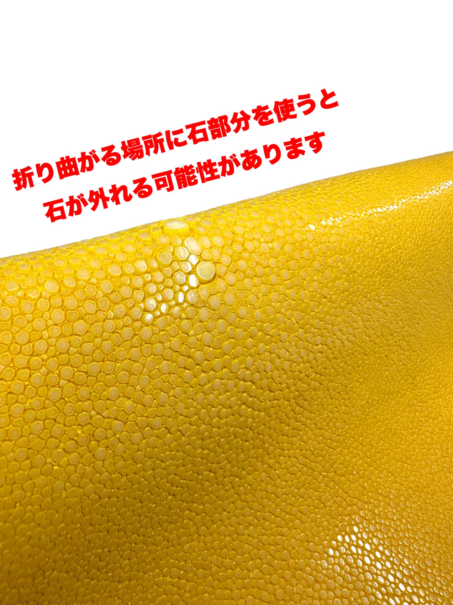 スティングレイ（エイ革）9号 銀スリ #14 ネイビー