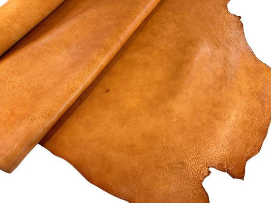 MW Natural Tanned Shrink Leather #1 Camel 