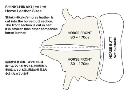 Tanned Horse leather #2 Chocolate