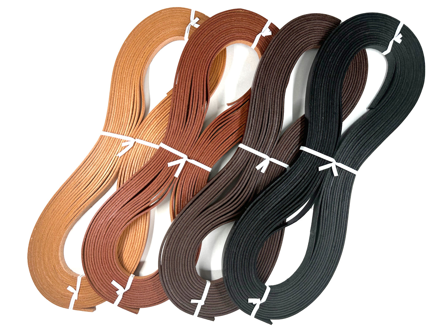 Genuine tanned leather tape 10mm 10M K110