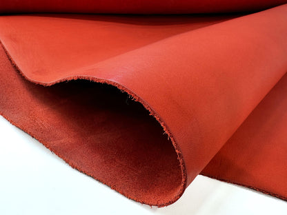Novose #4 Red Hand Waxed Leather