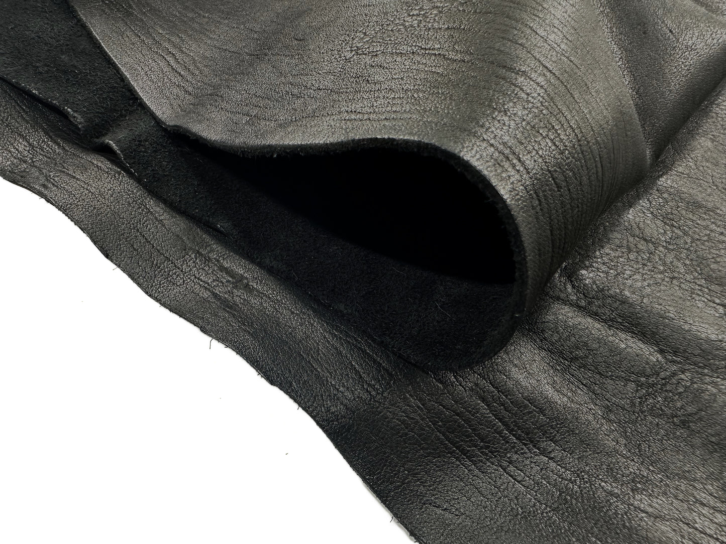 Tanned horse leather #3 Black