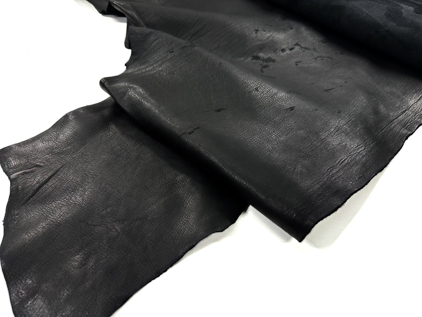 Tanned horse leather #3 Black