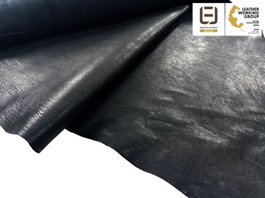 Tanned horse leather #3 Black