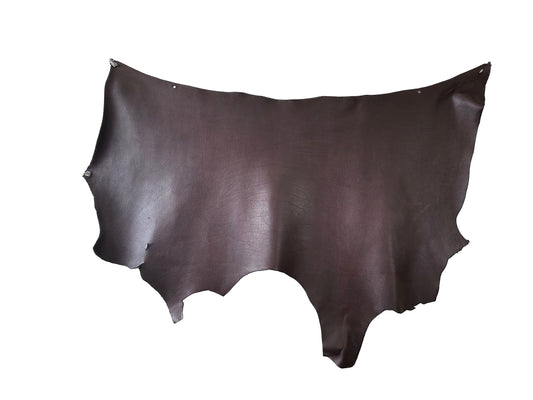 SAMPLE item Shonan leather double shoulder bag with embossed pattern #dark brown 148ds