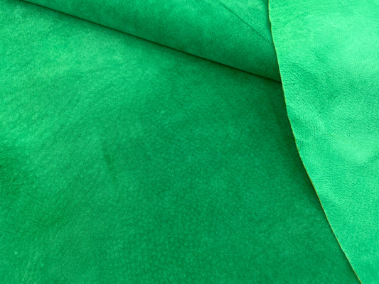 豚スエード C18 エメラルドグリーン Pig Suede Emerald green