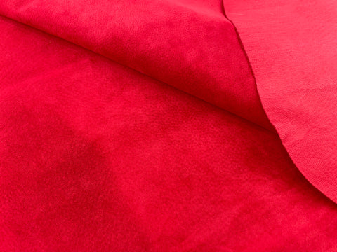 豚スエード D0 赤 Pig Suede Red