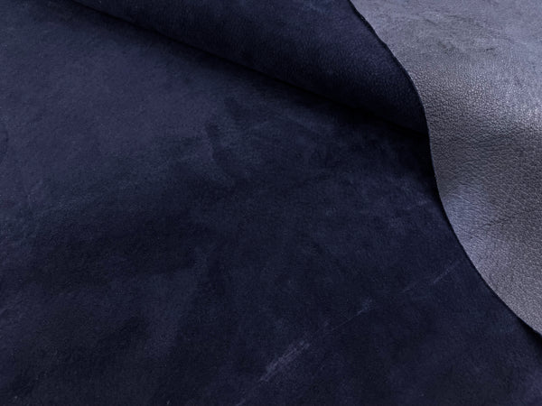 豚スエード E7 濃紺 Pig Suede Dark Navy