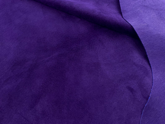 豚スエード F22 紫 Pig Suede Purple
